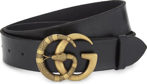 gucci snake mens belt|gucci belt with snake buckle.